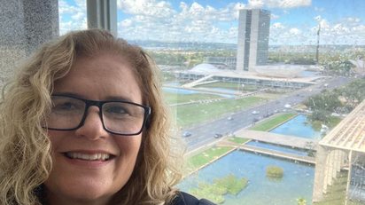 A secretária Zilda Cavalcanti, da Saúde, em Brasília - Linkedin