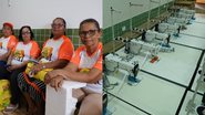 Foto de algumas das 150 mulheres beneficiadas com os cursos oferecidos pela primeira Escola de Moda - Foto: Divulgação
