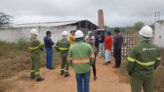 Com a participação da Polícia Civil e do Instituto de Criminalística, Neonergia identificou um desvio de energia elétrica na fábrica de tijolos - Divulgação