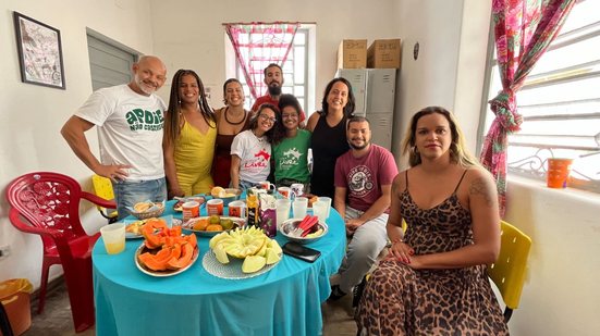 Dayanne Louise participa de uma formação com a equipe da Escola Livre de Redução de Danos, - Marília Távora/Escola Livre