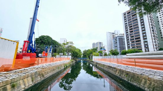 Prefeitura do Recife e Shopping Tacaruna seguem com obras em pontilhão na Agamenon Magalhães - Blog Imagem