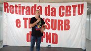 Luiz Soares, em assembleia com metroviários, no Recife - Blog Imagem/Jamildo.com