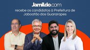 Após sabatinar os candidatos à Prefeitura do Recife, o Blog do Jamildo tem o prazer de receber os candidatos de Jaboatão dos Guararapes - Montagem: Jamildo.com