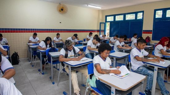 Rede estadual de ensino de Pernambuco conseguiu cumprir metas do Ideb e ficou em terceiro lugar no ensino médio - Josimar Oliveira/SEE