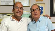 André Carvalho e Mano Medeiros, nos estúdios da rádio Maranata - Blog Imagem/Jamildo.com