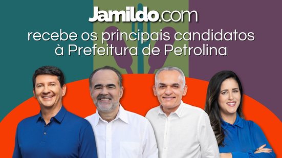 Após sabatinar os candidatos à Prefeitura de Caruaru, o Blog do Jamildo tem o prazer de receber os candidatos de Petrolina - Montagem: Jamildo.com