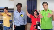 João Campos, Gilson Machado, Dani Portela e Daniel Coelho votaram pela manhã - Foto: Reprodução / Redes Socias