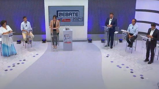 O primeiro debate ocorre faltando poucos dias para o primeiro turno - Foto: Reprodução / YouTube