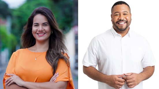 Mirella Almeida e Vinicius Castello estão no segundo turno em Olinda - Montagem Jamildo.com