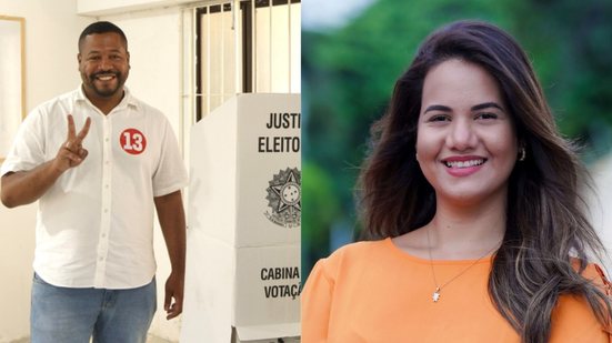 Veja última pesquisa sobre segundo turno entre Mirella Almeida e Vinicius Castello - Montagem: Jamildo.com