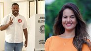 Mirella Almeida e Vinicius Castello disputam o segundo turno pela cidade de Olinda - Montagem: Jamildo.com