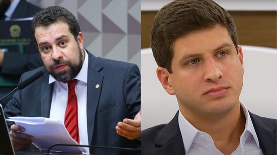 Boulos e João Campos disputam a hegemonia da esquerda brasileira de olho na projeção - Foto 1: Câmara dos Deputados | Foto 2: Reprodução / YouTube