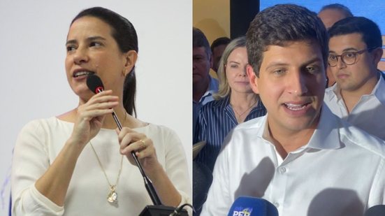 João Campos e Raquel Lyra são adversários políticos - Fotos: Yan Lucca / Jamildo.com