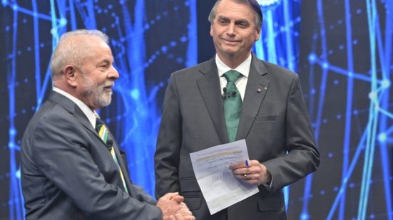 Lula e Bolsonaro empatam tecnicamente em levantamento - Renato Pizzutto/Band TV