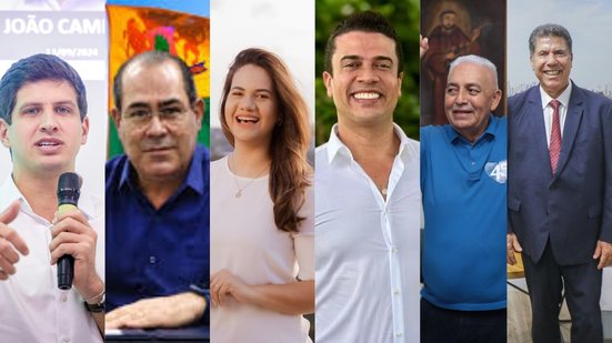 Veja que horas serão as posses de João Campos, Mano Medeiros, Mirella Almeida, Rodrigo Pinheiro, Ramos e Lula Cabral - Montagem: Jamildo.com