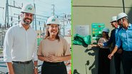 Raquel Lyra, representantes da neoenergia, Simão Durando e outros políticos participam de inauguração de subestação de Petrolina - Janaína Pepeu/Secom