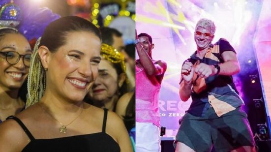 João Campos e Raquel Lyra competem durante Carnaval 2025 - Miva Filho/Secom Governo de Pernambuco- Reprodução Redes Sociais