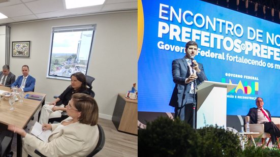 Raquel Lyra e João Campos participam do Encontro Nacional de Prefeitos e usam espaço com foco em 2026 - Divulgação- Beto Neves/Ascom/MEMP