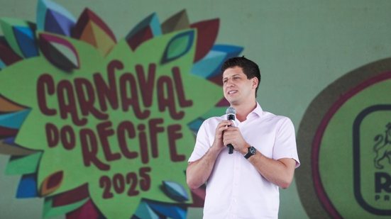 João Campos apresentou os principais números do Carnaval 2025 no Recife - Wagner Ramos/Prefeitura do Recife