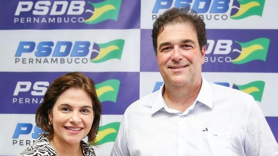 Prisicila Krase e Fred Loyo - PSDB/Divulgação