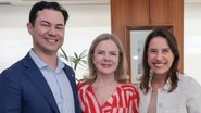 Clodoaldo Magalhães se reuniu com Gleisi Hoffmann e Raquel Lyra na quarta (23) - Reprodução
