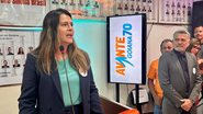 Cristiane Moneta durante evento do Avante em Goiana, ela era presidente do Avante Mulher em Pernambuco - Reprodução Instagram