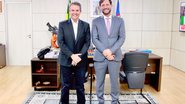 Ministro André de Paula manteve encontro com Gilmar Júnio, em Brasília - Divulgação