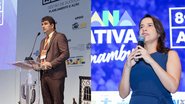 Marcelo Gouveia e Raquel Lyra foram alguns dos políticos que discursaram em abertura de congresso da Amupe - Divulgação-Yacy Ribeiro/Secom