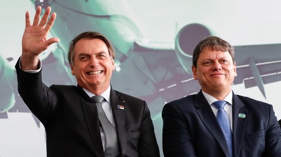 Bolsonaro e o governador de São Paulo - Divulgação