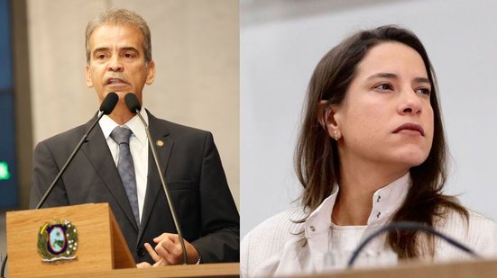 Coronel Feitosa e Raquel Lyra - Roberto Soares (Alepe) e Divulgação