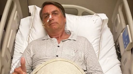 Bolsonaro internado - DIVULGAÇÃO