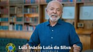 Presidente Lula em pronunciamento - REPRODUÇÃO/ SECOM