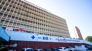 Parte do teto do quinto andar do Hospital da Restauração desabou com chuvas - Secretaria de Saúde