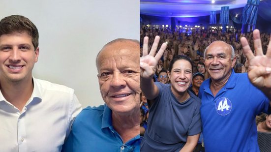 Marcílio e Honório, que aparece em todas as fotos do candidato no Instagram - Reprodução/Instagram