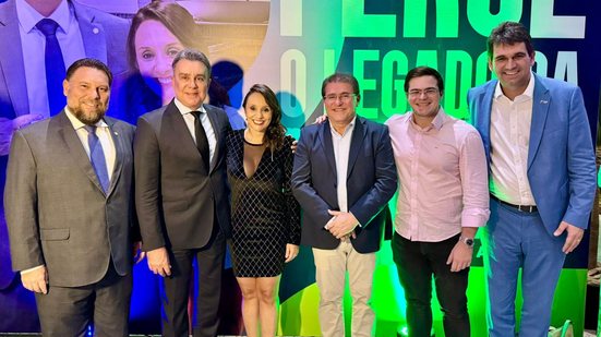 Marcelo Gouveia no aniversário de Renata Abreu, em Brasília - Divulgação