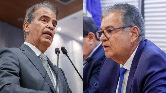 Antônio Moraes e Alberto Feitosa trocaram farpas após falas sobre atraso em solicitação de empréstimo para governo Raquel - Jarbas Araújo/ Alepe- Anju Monteiro/Alepe
