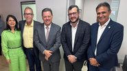 Presidente da Alepe, Álvaro Porto vai à convenção do PSDB acompanhado de Gabriel Porto e Sandra Paes - DIVULGAÇÃO