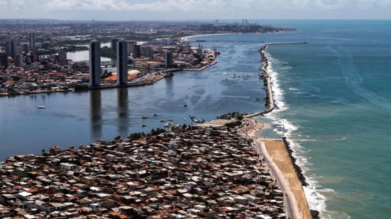 Brasília Teimosa em vista aérea. - Foto: Reprodução da Internet
