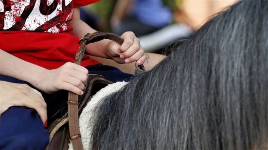 método terapêutico e educacional utiliza o cavalo em uma abordagem multidisciplinar e interdisciplinar voltada ao desenvolvimento biopsicossocial de pessoas com deficiência - Foto: Reproduçaõ da internet/ Marco Quintana