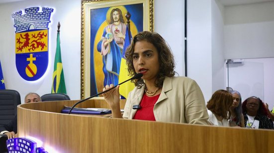 A vereadora cobrou a gestão municipal - Tiago Calmon