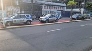 Polícia Militar foi chamada até o Sindifisco e mandou viaturas - Divulgação