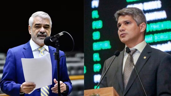 O deputado criticou o senador e o PT - Agência Senado e Reprodução