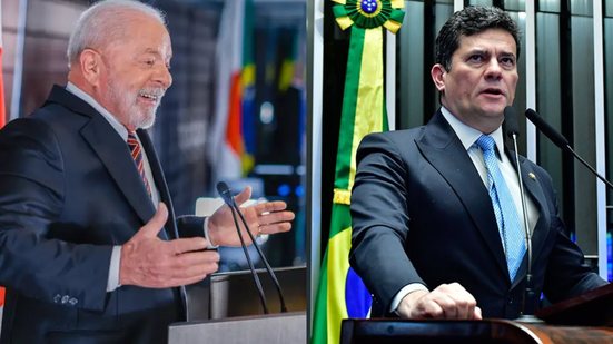 Lula e Sergio Moro - Ricardo Stuckert e Senado Federal