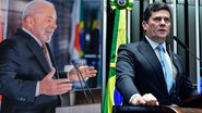 Lula e Sergio Moro - Ricardo Stuckert e Senado Federal
