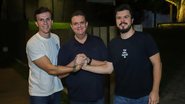Miguel Coelho, Wolney Queiroz e Fernando Filho - DIVULGAÇÃO