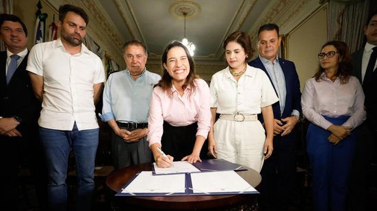 A assinatura aconteceu nesta quinta-feira (5) - Hesíodo Góes/Secom