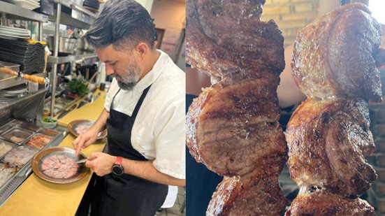 O churrasco se tornou o carro-chefe da casa. Preparado e servido pelo próprio chef, que faz questão de manter o contato direto com os clientes. - Foto: Divulgação