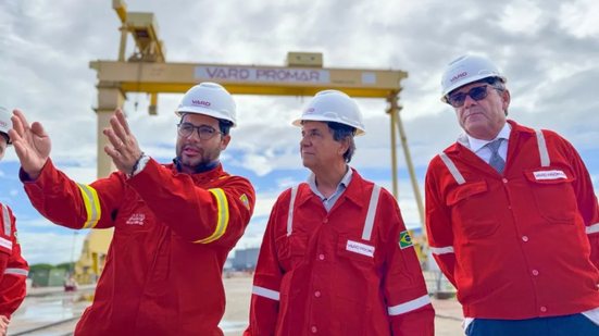 Carlos Santana foi em Suape conhecer e articular ação da Vard Promar - Deyvid França/ Prefeitura de Ipojuca