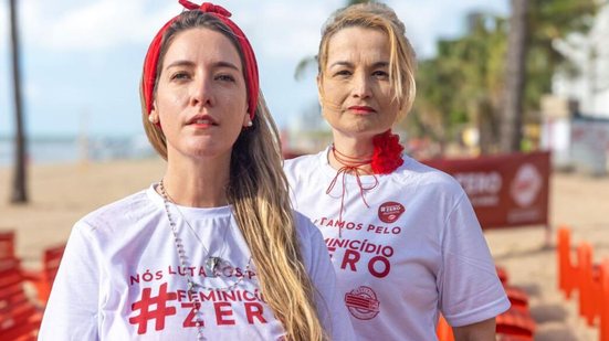 Paula Limongi e Andrea Rodrigues, fundadoras do Instituto Banco Vermelho, de combate ao feminicídio. - Foto: Divulgação