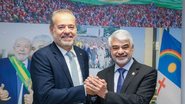 Danilo Cabral e Humberto Costa em Brasília - Reprodução Instagram